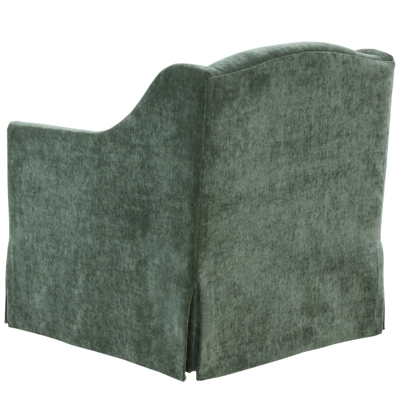 Luisa - Skirted Swivel Accent Chair
