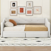 Upholstered Daybed With 2 Drawers - R&R Furniture Gallery (Fountain Valley, CA)
