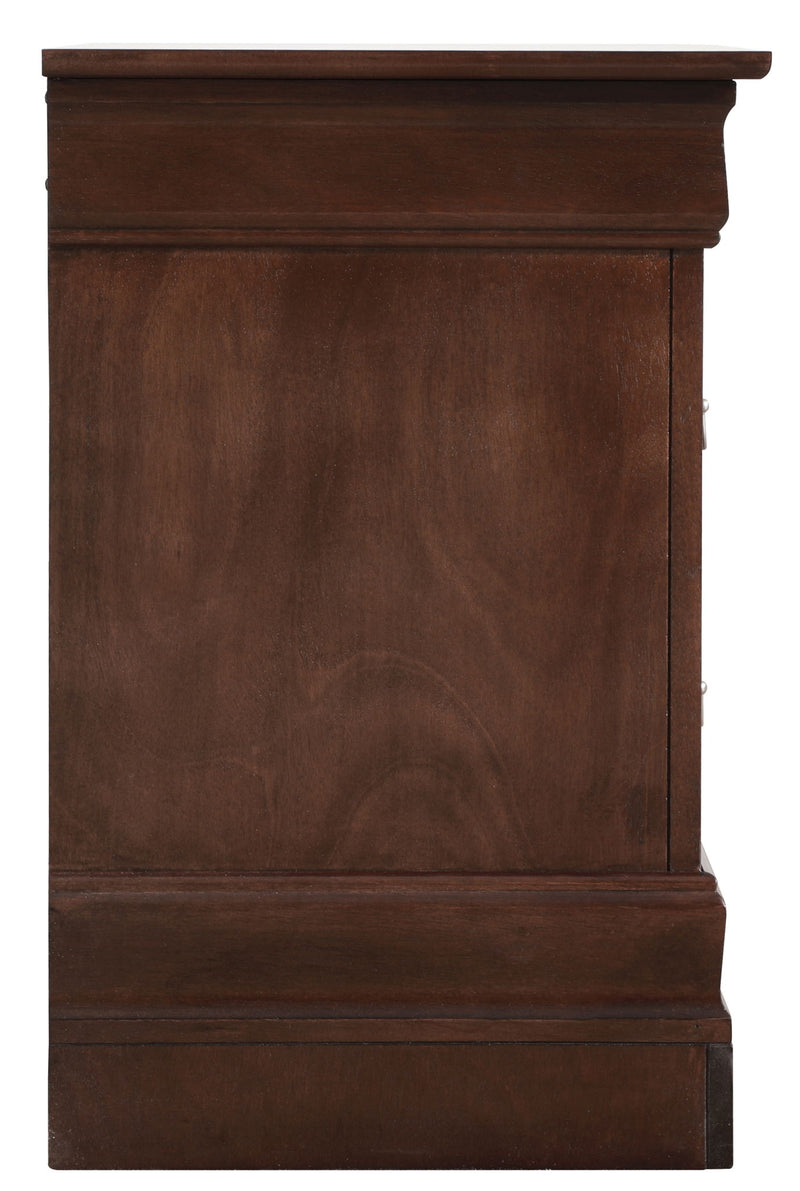 Louis Phillipe - Nightstand - Cappuccino - R&R Furniture Gallery (Fountain Valley, CA)