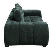Ferrand - Loveseat - Green Linen - R&R Furniture Gallery (Fountain Valley, CA)