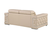 296 - Genuine Leather Loveseat - R&R Furniture Gallery (Fountain Valley, CA)