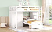 Bunk Bed With Wardrobe, Drawers - R&R Furniture Gallery (Fountain Valley, CA)