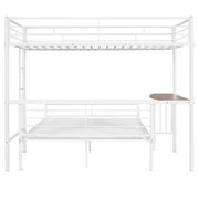 Bunk Bed With Desk, Ladder And Quality Slats For Bedroom - R&R Furniture Gallery (Fountain Valley, CA)