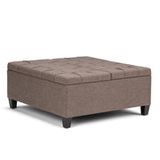 Harrison - Upholstered Coffee Table Storage Ottoman - R&R Furniture Gallery (Fountain Valley, CA)