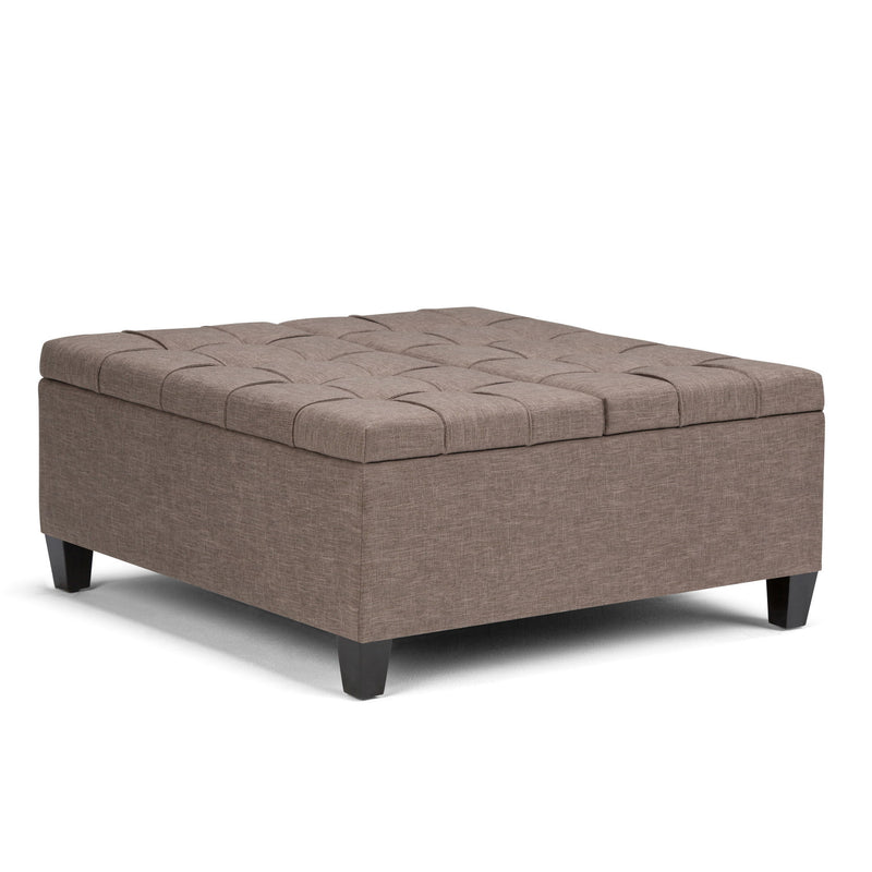 Harrison - Upholstered Coffee Table Storage Ottoman - R&R Furniture Gallery (Fountain Valley, CA)