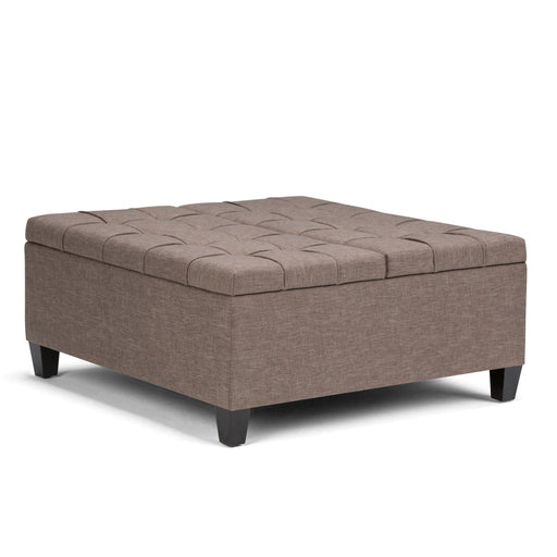 Harrison - Upholstered Coffee Table Storage Ottoman - R&R Furniture Gallery (Fountain Valley, CA)