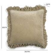 Alessia - Velvet Pillow - R&R Furniture Gallery (Fountain Valley, CA)