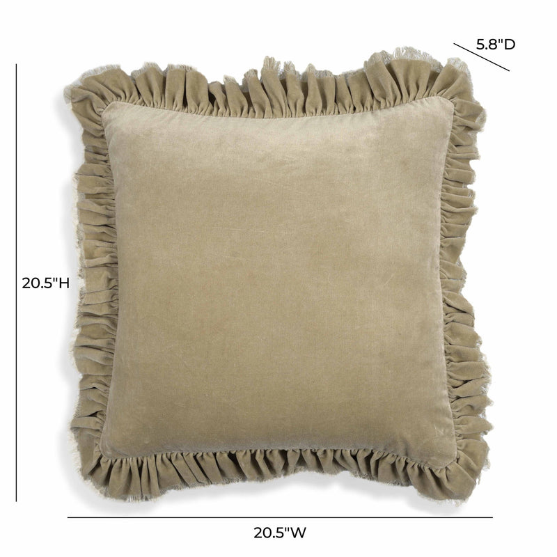 Alessia - Velvet Pillow - R&R Furniture Gallery (Fountain Valley, CA)