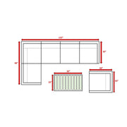 Stylish Sofa Seating Group With Cushions Perfect For Outdoor Gatherings - R&R Furniture Gallery (Fountain Valley, CA)