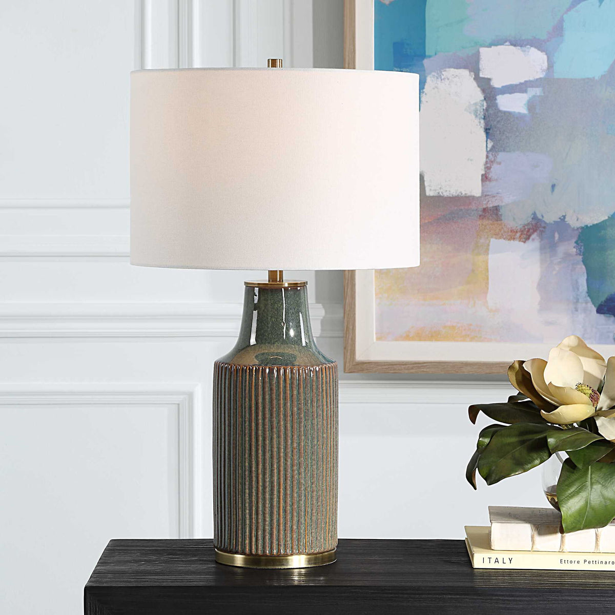 Table Lamp - Dark Green