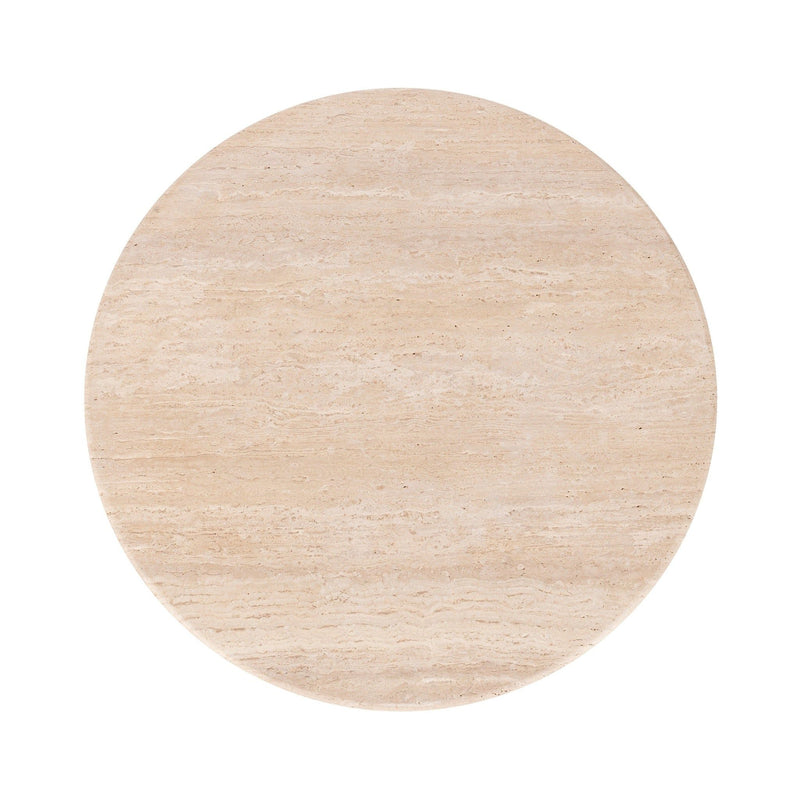 Malani - Travertine Gathering Table - R&R Furniture Gallery (Fountain Valley, CA)