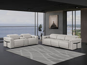 1126 - 6-Piece Modular Power Reclining Sofa And Console Loveseat Set In With 5 Power Recliners & Power Headrests - R&R Furniture Gallery (Fountain Valley, CA)