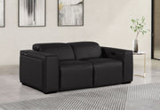 1224 - 2-Piece Modular Power Reclining Loveseat In With 2 Power Recliners & Power Headrests - R&R Furniture Gallery (Fountain Valley, CA)
