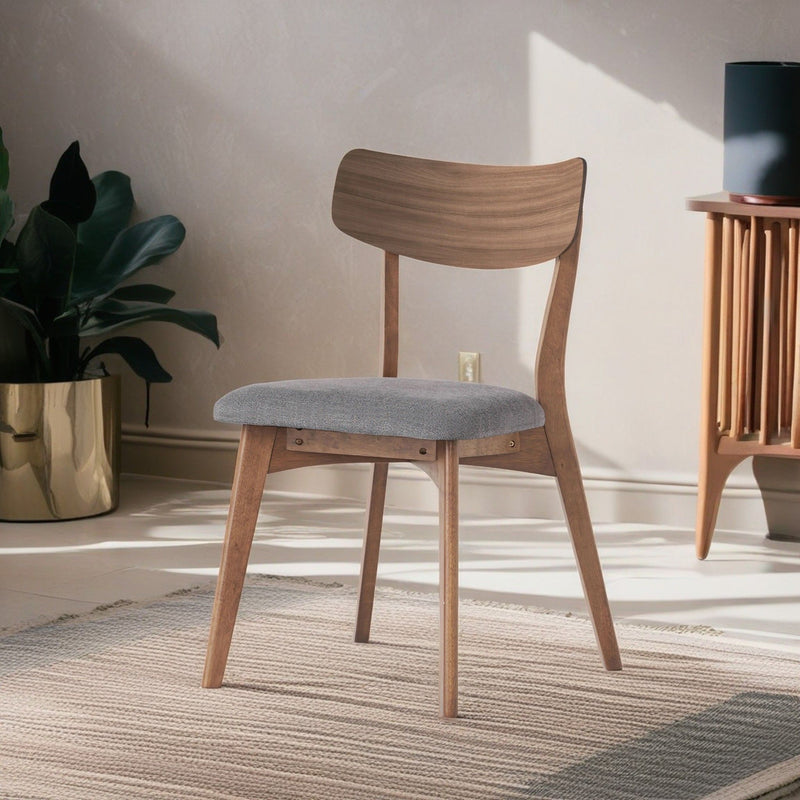 Mid Century Upholstered Dining Chairs (Set of 2) - R&R Furniture Gallery (Fountain Valley, CA)