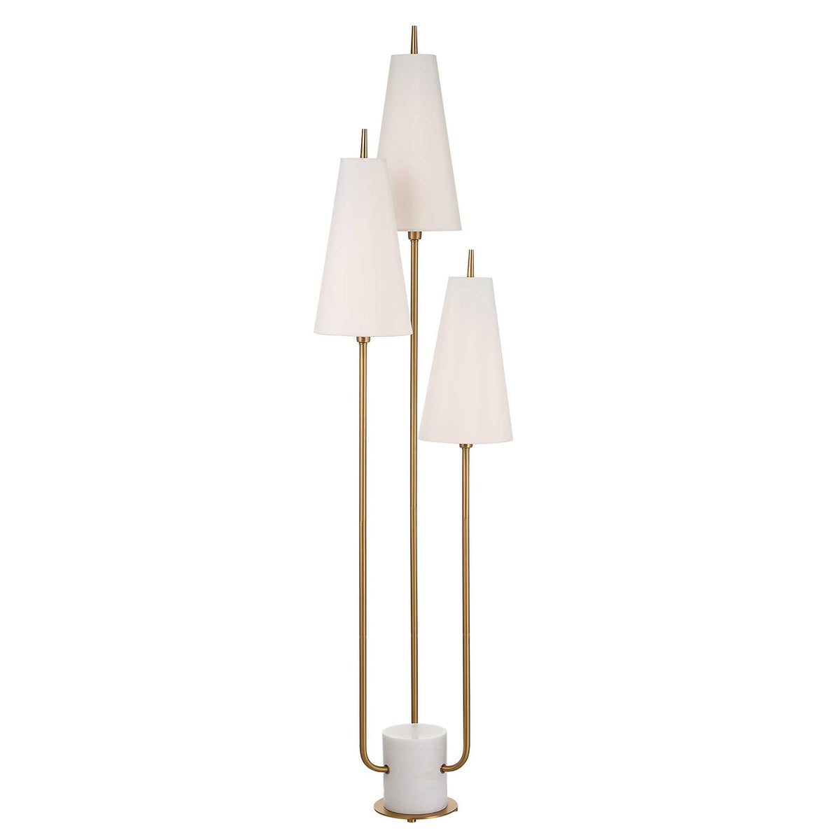 Elle - Floor Lamp - Brass / Gold