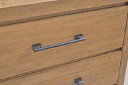 Sherbana - Two Drawer Night Stand - Light Brown - R&R Furniture Gallery (Fountain Valley, CA)