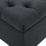 Glouster - Contemporary Storage Ottoman With Button Tufted Design - R&R Furniture Gallery (Fountain Valley, CA)