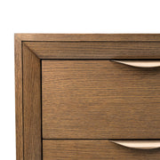 Portrait - 5-Drawer Chest With LED Lights - Sienna Brown - R&R Furniture Gallery (Fountain Valley, CA)