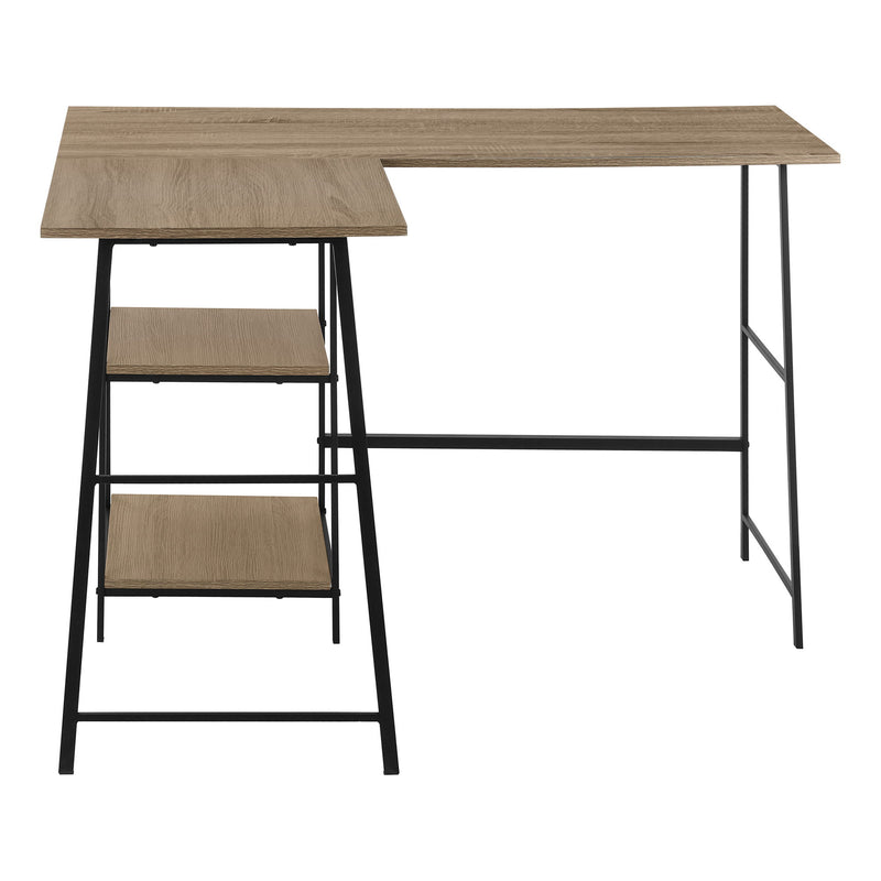 Computer Desk, Home Office, Corner, Storage Shelves, L Shape, Work, Laptop, Contemporary, Modern - R&R Furniture Gallery (Fountain Valley, CA)
