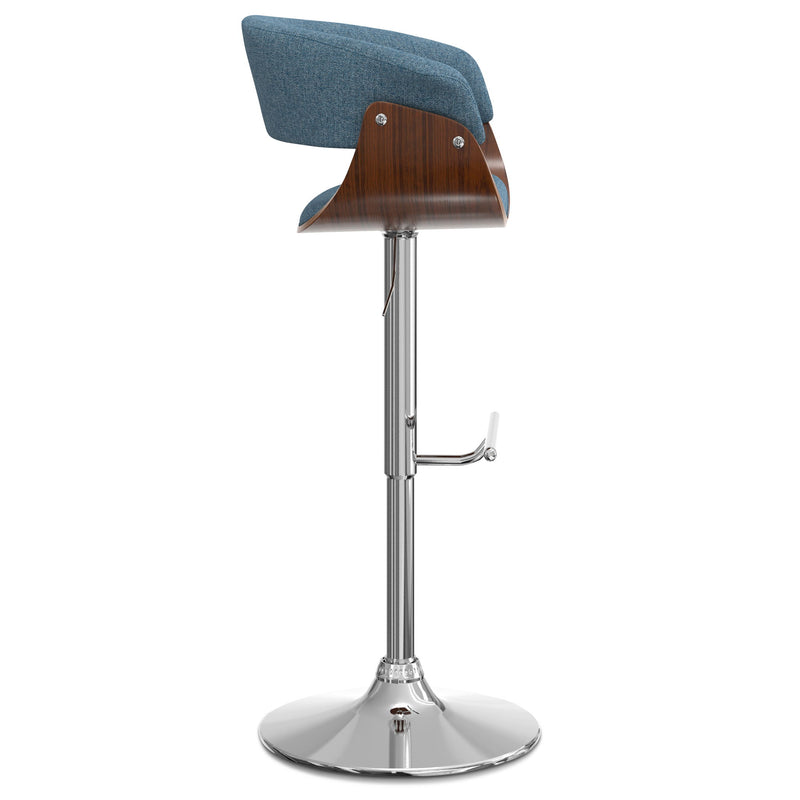 Sheldon - Upholstered Adjustable Swivel Bar Stool - R&R Furniture Gallery (Fountain Valley, CA)
