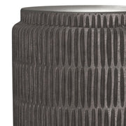 Juno - Cast Aluminum Side Table - Black - R&R Furniture Gallery (Fountain Valley, CA)