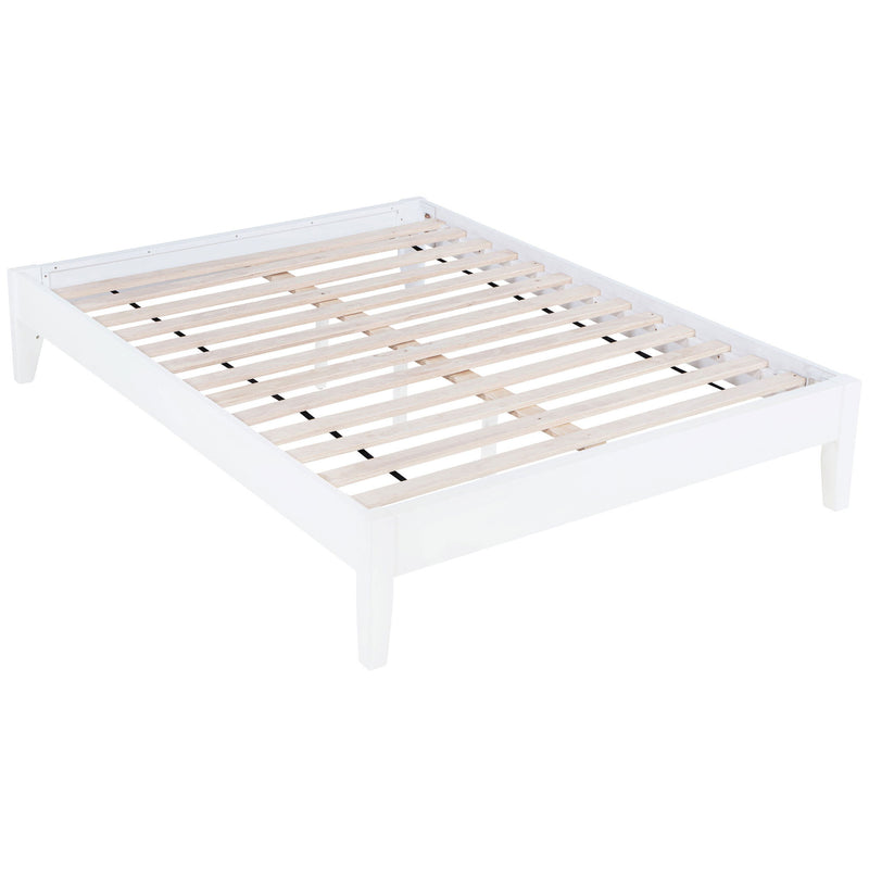 Sophie - Full Platform Bed With Tapered Legs - White