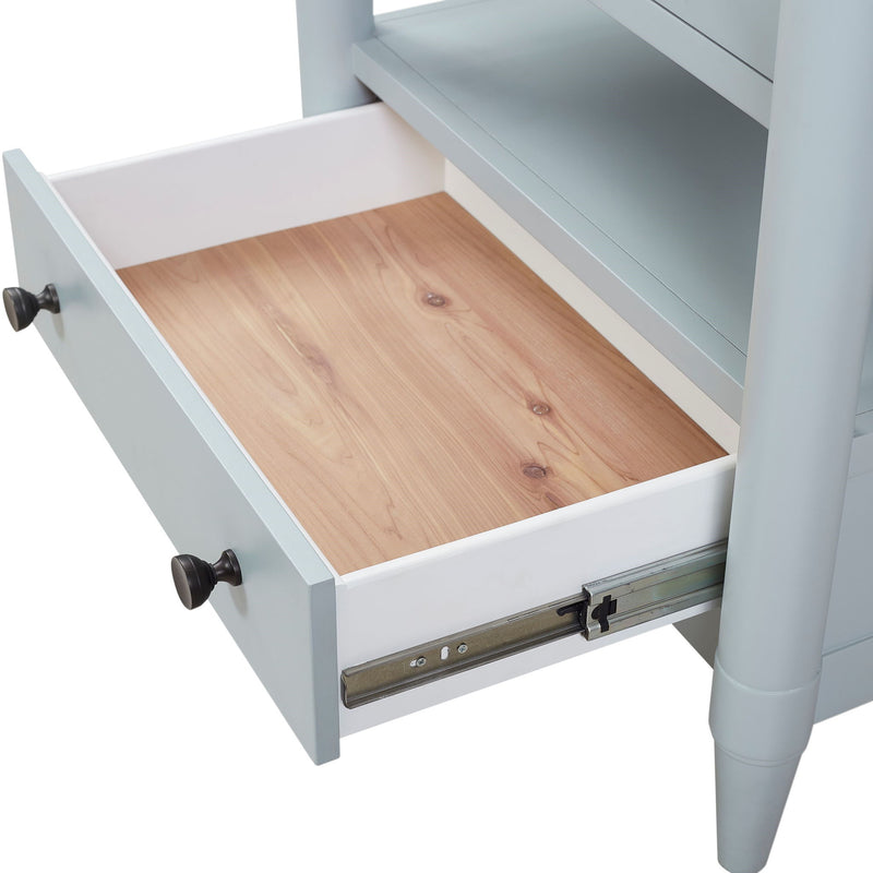 Open Nightstand With 2 Drawers - R&R Furniture Gallery (Fountain Valley, CA)