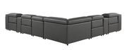 1116 - Power Reclining Italian Leather Sectional - R&R Furniture Gallery (Fountain Valley, CA)