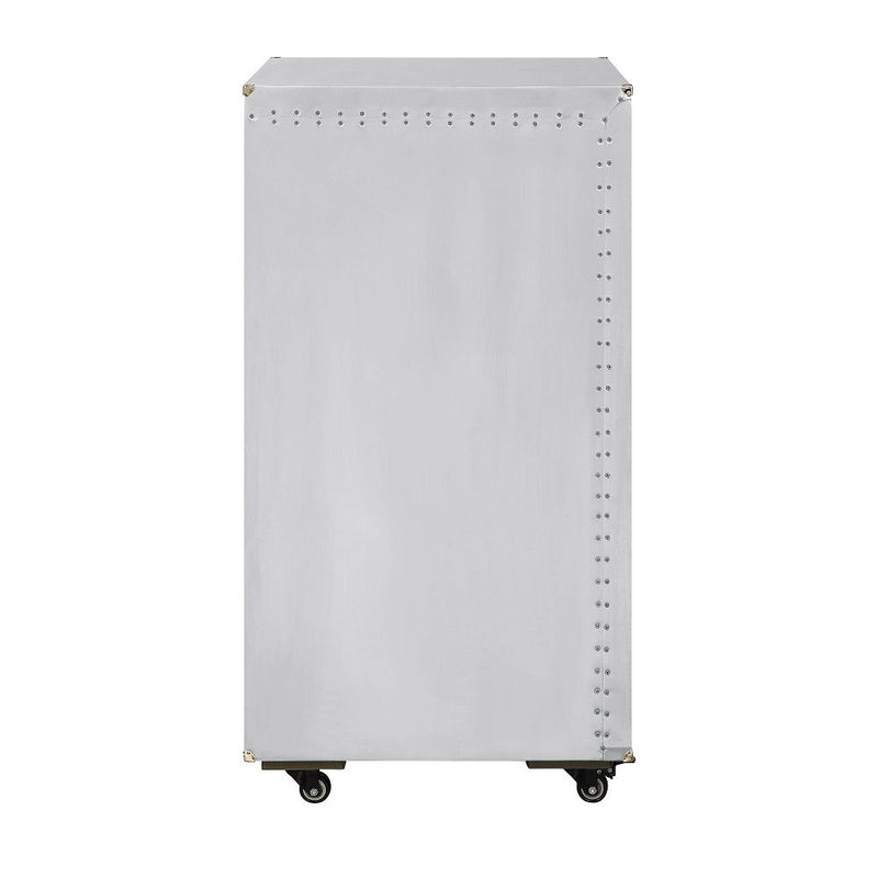 Raini - Wine Cabinet - Aluminum - R&R Furniture Gallery (Fountain Valley, CA)