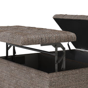 Harrison - Upholstered Coffee Table Storage Ottoman - R&R Furniture Gallery (Fountain Valley, CA)