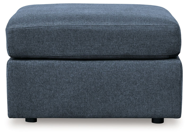 Modmax - Oversized Accent Ottoman - Fabric - Ink - R&R Furniture Gallery (Fountain Valley, CA)