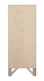 Glory Furniture Marilla 7 Drawer Lingerie Chest with wooden finish and sleek drawer handles, designed for bedroom storage.