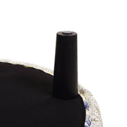Yolanda - Round Upholstered Accent Ottoman - R&R Furniture Gallery (Fountain Valley, CA)