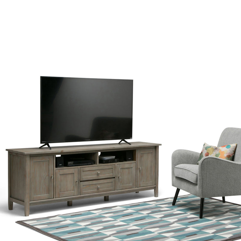 Warm Shaker - Handcrafted TV Media Stand - R&R Furniture Gallery (Fountain Valley, CA)