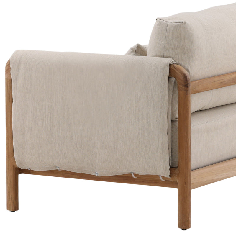 Milburne - Outdoor Sofa - Beige And Natural
