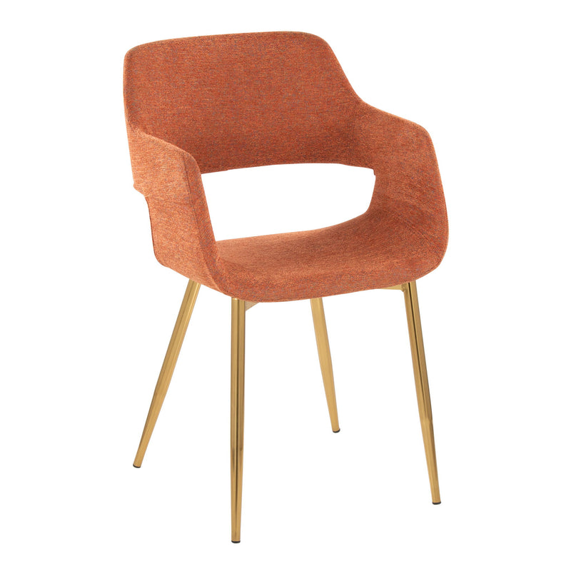Set of two Lumi Source Margarite contemporary dining chairs with sleek modern design and versatile style.