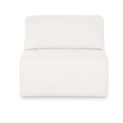Tarra - Chenille Modular Armless Chair - Cream - R&R Furniture Gallery (Fountain Valley, CA)