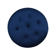 Yolanda - Round Upholstered Accent Ottoman - R&R Furniture Gallery (Fountain Valley, CA)