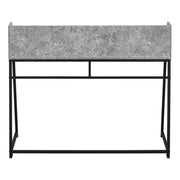 Computer Desk For Home Office, Laptop, Storage Shelves, Marble Look Contemporary & Modern - R&R Furniture Gallery (Fountain Valley, CA)