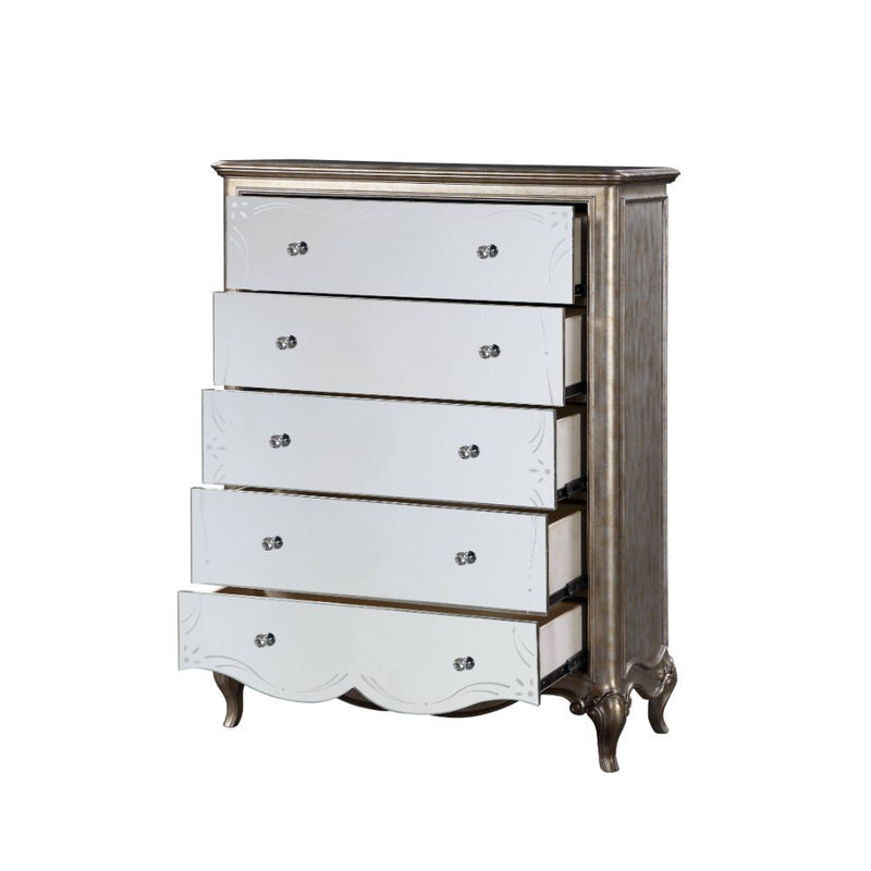Esteban - Chest - Antique Champagne - R&R Furniture Gallery (Fountain Valley, CA)