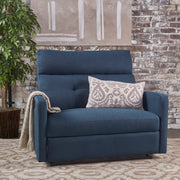 Alma - Contemporary Upholstered Loveseat Recliner - R&R Furniture Gallery (Fountain Valley, CA)