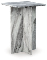 Keithwell - Square Accent Table - Gray - R&R Furniture Gallery (Fountain Valley, CA)