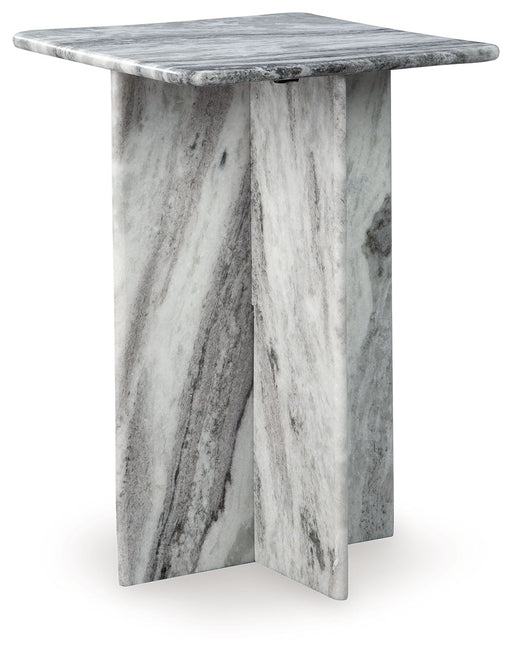 Keithwell - Square Accent Table - Gray - R&R Furniture Gallery (Fountain Valley, CA)