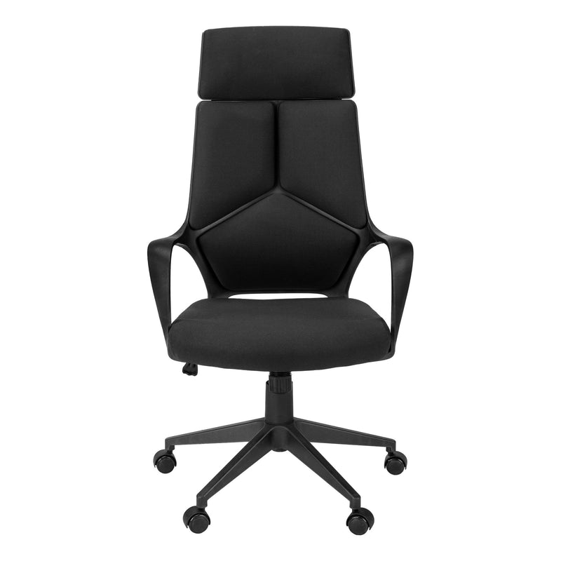 Office Swivel Chair, Adjustable Height, Ergonomic, Armrests, Contemporary & Modern - R&R Furniture Gallery (Fountain Valley, CA)