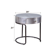 Brancaster - 21" End Table - Aluminum - R&R Furniture Gallery (Fountain Valley, CA)