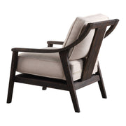 Uttermost Lyle beige accent arm chair with plush fabric and modern design, perfect for living room or lounge decor.
