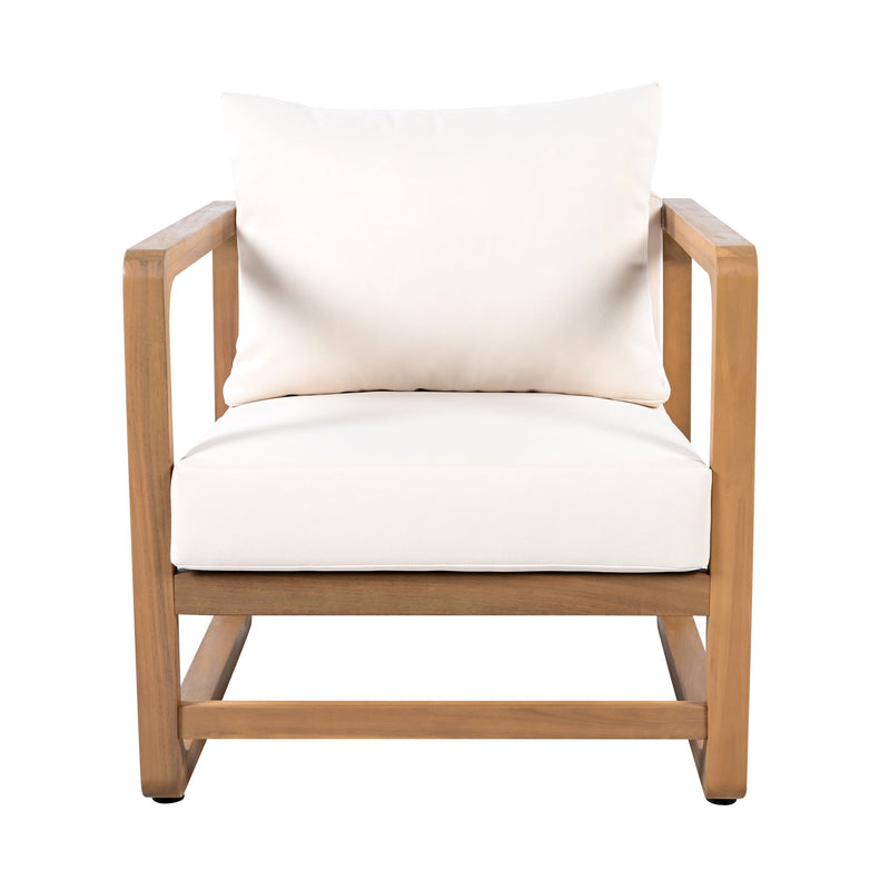 Outdoor Lounge Chair With Oversized Cushion Set For Patio - R&R Furniture Gallery (Fountain Valley, CA)