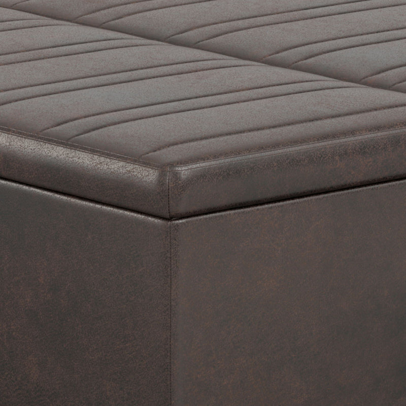 Ellis - Upholstered Coffee Table Storage Ottoman - R&R Furniture Gallery (Fountain Valley, CA)