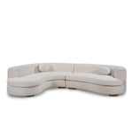 Classic Home Concord stationary sectional sofa with plush cushions and modern design, shown in a spacious living room setting.