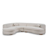 Classic Home Concord stationary sectional sofa with plush cushions and modern design, shown in a spacious living room setting.